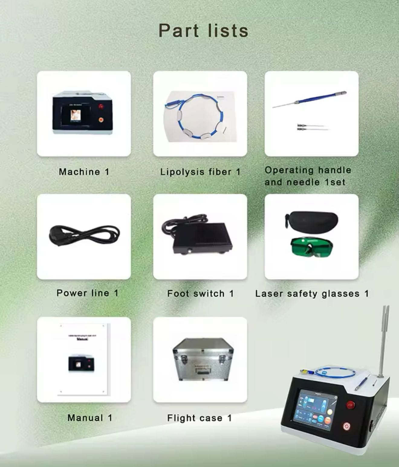 Endolaser 980 + 1470nm